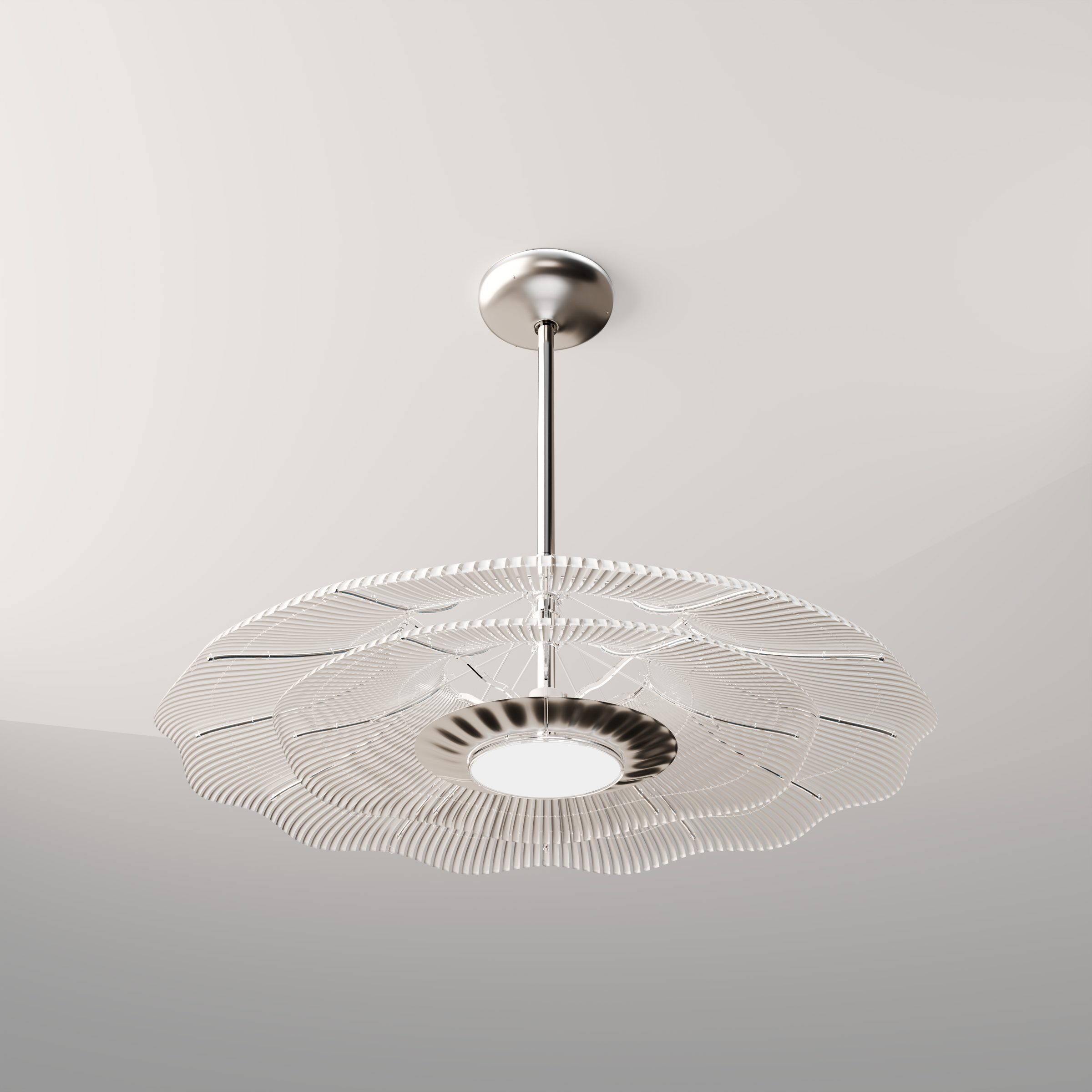 Lumen mounted to a ceiling in daylight